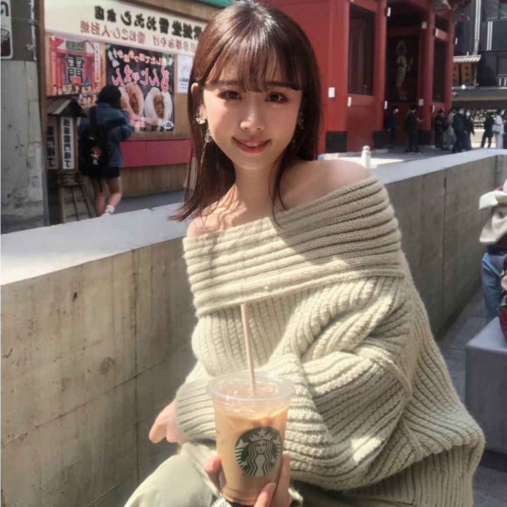 SNIDEL Off shoulder Sweater